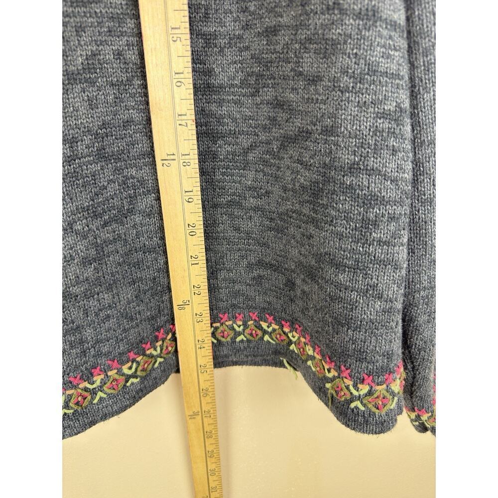 Vintage Timberlea Women’s Quarter Zip Sweater Cardinal Embroidery Knit Size L - Picture 12 of 13
